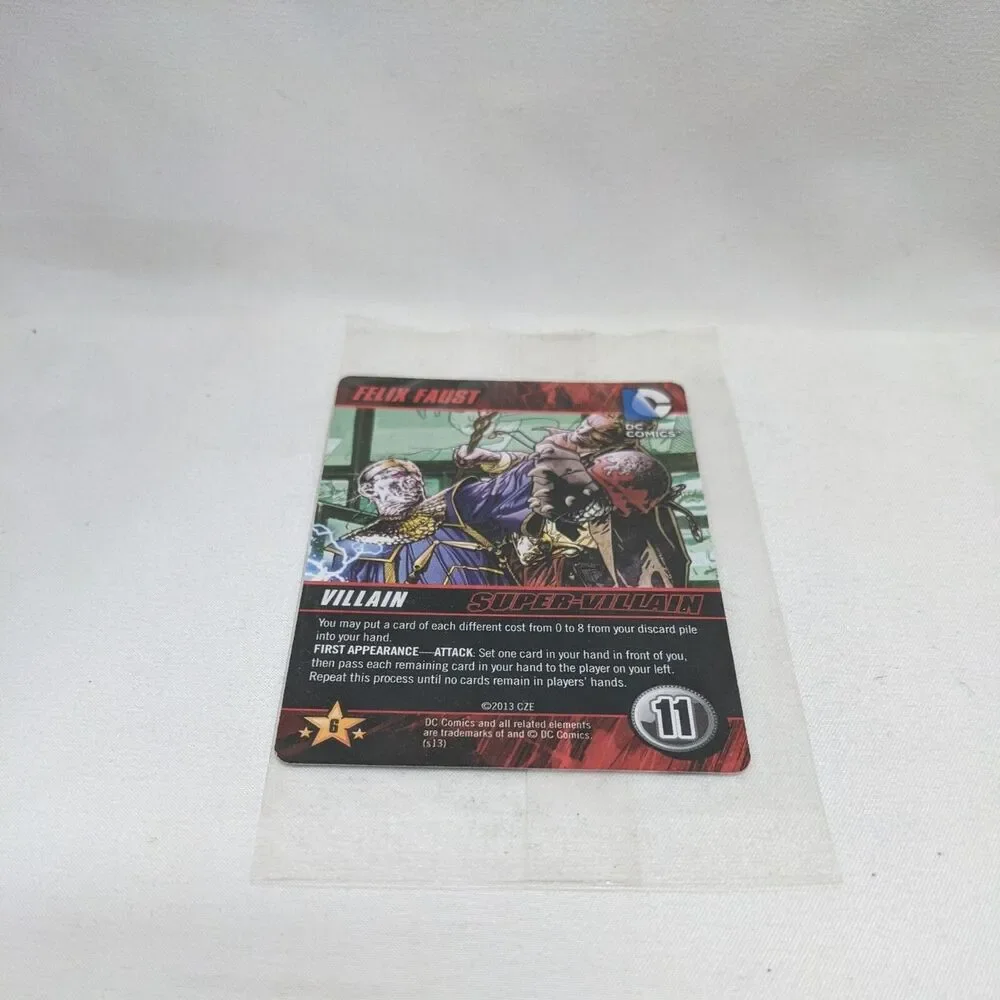 DC Comics Deck Building Felix Faust Promo Super-Villain Card